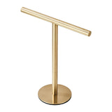Towel Rack Decorative Jewelry Organizer for Bathroom Kitchen Home Decoration Gold Round