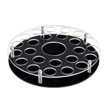 Maxbell Shot Glass Tray Holder Acrylic Beer Wine Glass Display Rack for Bar Home Rum