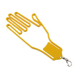 Maxbell Golf Gloves Stretcher Portable Professional Golfer Gloves Maintenance Hanger Yellow