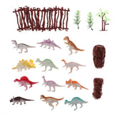 Maxbell 27Pcs Jurassic Model Toys Plastic Dinosaur Action Figure Zoo Animal Learning - Aladdin Shoppers