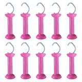 Maxbell 10x Electric Fence Gate Handles Replace Part for Agricultural Farm Husbandry Rose red