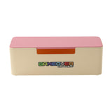 Maxbell Cable Management Box Cable Box Power Strip Cover Box for Home Office TV Desk Milk White