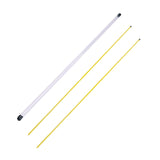 Maxbell Maxbell 2x Golf Alignment Sticks with Storage Tube for Swing Practice Golf Accessory 80cm Yellow