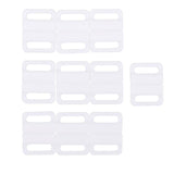 Maxbell Plastic Bikini Bra Clips Hook Swimwear Clicker Bikini Accessories 14mm White - Aladdin Shoppers