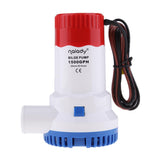 Maxbell Maxbell 12V DC 1500GPH Automatic Bilge Pump Boat Submersible Bilge Pump 1-1/8'' Outlet