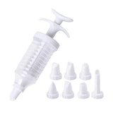 Maxbell Icing Piping Kit Reusable Cake Decorating Set for Kitchen Cafe Birthday Gift