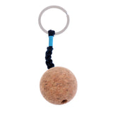 Maxbell 2Pcs 3.5cm Single Ball Cork Keyring Buoyant Key Ring Marine Sail Boat Float