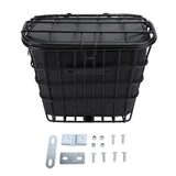 Maxbell Bicycle Storage Basket Metal Wire with Liner Bag for Riding Outdoor Shopping front