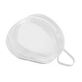 Maxbell 2xClear Figure Display Bag Organizer PVC Doll Display Case for Doll Collectors White