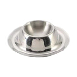Maxbell Boiled Egg Tray Creative Dinnerware Sauce Dish for Household Hotel Apartment
