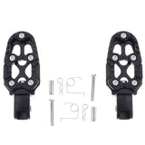 Maxbell 2x Replacement Passenger Rear Foot Rest Pegs Bracket Rearsets Foot Rear Pegs Cylindrical Point Pedal for Dirt Bike - Aladdin Shoppers