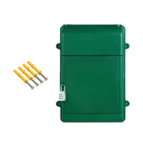 Maxbell Wall Mounted Mailbox with Combination Lock 13.5x10x4inch for Hotel Business Green
