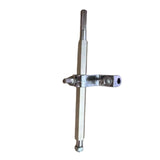 Maxbell Double Bass Drum Pedal Connecting Rod Metal Sturdy Drummers Instrument Parts with Silver Clip