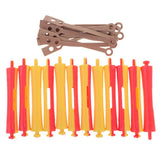 Maxbell Maxbell 12 Pieces Hair Grip Curlers Rollers Salon Hairdressing Styling Tool 1.4x9 cm