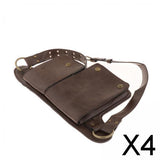 Maxbell 4xMedieval Waist Belt Pouch Fannypack Purse Portable for Roleplaying Knight