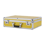 Maxbell Aluminum Alloy Hard Case with Lock Portable Tool Case for Travel files Tools L