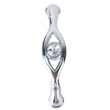 Maxbell 5x Rhinestones Eye Arch Shape Cupboard Cabinet Door Knob Drawer Pull Handle 96mm