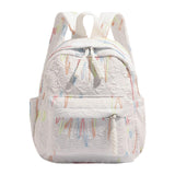 Maxbell Kids Backpack Chic Large Capacity Book Bag for Middle High School Boys Girls White