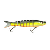 Maxbell Bass Fishing Lure Multi Jointed Fish Tool Lifelike Supplies Artificial Lures Style A