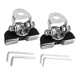 2x Generic LED Light Bar Mounting Brackets Work Pod Light Mount Clamps Silver