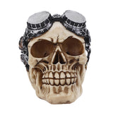 Maxbell 3D Skull with Glasses Ornament Steampunk Cyber Goth Home Decorative Craft - Aladdin Shoppers