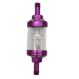 Maxbell Maxbell CNC Universal Scooter Dirt Pit Bike Go Kart 8mm 5/16'' Gas Fuel Filter Purple