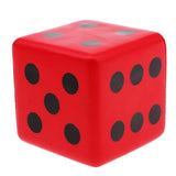 Maxbell Sponge Dice Foam Dot Dice Playing Dice for Math Teaching Vent Toy Red - Aladdin Shoppers