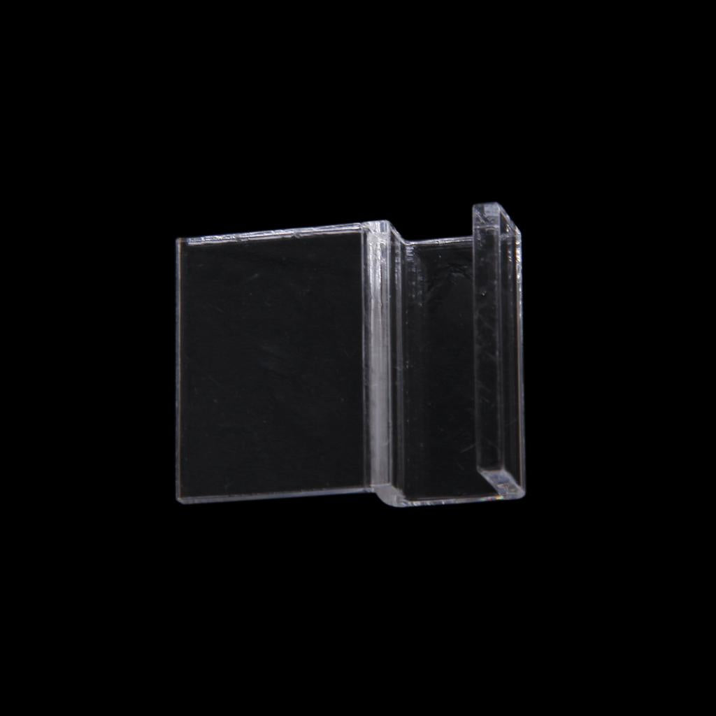 Maxbell Maxbell Aquarium Tank Glass Cover Acrylic Clip Support Holder 12mm