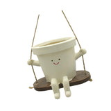 Maxbell Flower Pot Ornaments Pen Holder Plant Pot for Table Centerpiece Kitchen Desk Style C