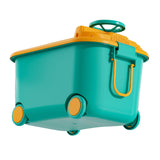 Maxbell Maxbell Toy Storage Box with Wheels Rolling Storage Bins with Lid for Household Book Green