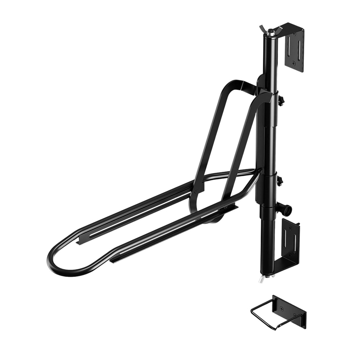 Maxbell Bike Storage Rack Sturdy Stable Folded Bicycle Wall Mounted Bracket for Home