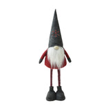 Maxbell Standing Christmas Gnome Doll Christmas Standing Doll for Holiday Shelf Xmas Gray Hat