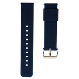 Maxbell 20mm Silicone Waterproof Sports Watchband Strap Deployment Clasp Navy Blue - Aladdin Shoppers