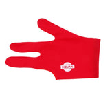 Maxbell Spandex Snooker Billiard Pool Cue Glove Left Hand 3 Finger Accessory Red - Aladdin Shoppers