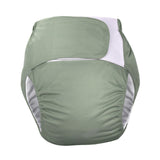 Maxbell Adult Cloth Diaper Elastic Undewears for Elderly Woman and Man Senior People Green
