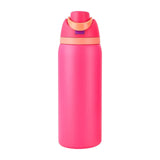 Maxbell Insulated Stainless Steel Water Bottle 1000ml Tumbler for Car Driving Picnic rose red