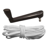 Maxbell Crank Handle Balcony Picnic Lawn Outdoor Patio Umbrella Crank Handle Gray