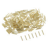 Maxbell 4x200pcs Single Barrel Crimping Sleeves Copper Tube Inside Diameter 1.0mm