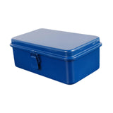 Maxbell Iron Storage Box Retro Style Note Organizer for Sticker Tools Crafts Storage Blue