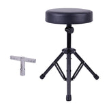 Maxbell Drum Stool Stand Drum Throne Holder for Exercise Drummers Instrument Players with Drum T Key