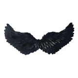 Maxbell Angel Wing Costume Decoration Dressing up for Festival Birthday black M