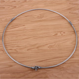 Maxbell Maxbell Stainless Steel Folding Fishing Net Brail Head Round Dipnet Tackle Tool 40cm