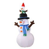 Maxbell Christmas Snowman Inflatable Props Indoor Outdoor for Park Vacation Festival