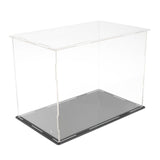 Maxbell 2xAcrylic Display Case Dustproof Protection Boxes Container 27x13x22cm