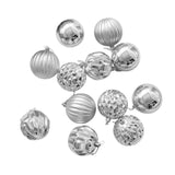 12x Christmas Ball Ornaments Christmas Decorations Crafts Decorative Baubles Silver