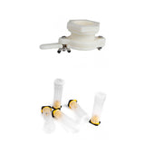 Maxbell 38mm Plastic Honey Gate Valve + Rearing Queen Bee Hair Roller Cages Tool