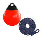 Maxbell Boat Buoy Ball with Eyelet Easy to Use Anchor Buoy for Docking Marking Yacht Blue Rope