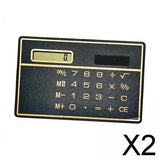Maxbell 2x8 Digit Calculator Big Buttons Basic Calculators for Desktop Office Business Black