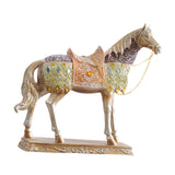 Maxbell Horse Statue Collection Lifelike Horse Figurine for Study Room Desktop Decor Style D