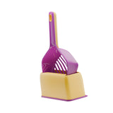 Maxbell Cat Litter Scooper Pet Sifter Easy Cleanup Kitten Scooper Cleaning Tool Purple